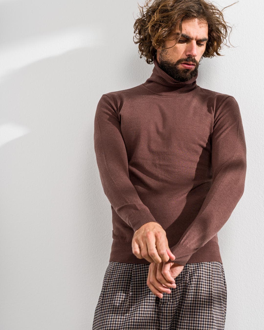 Tailor Made Knitwear Ανδρική μπλούζα πλεκτή ζιβάγκο