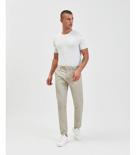 Gianni Lupo GL014B Basic chinos with sartorial details