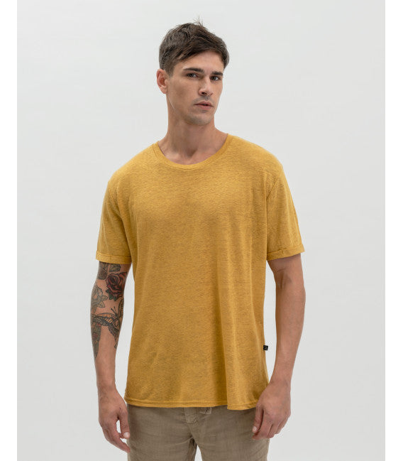 Gianni Lupo Basic linen T-shirt
