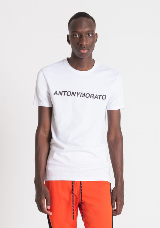 ANTONY MORATO T-SHIRT IN COTTON WITH LOGO PRINT
